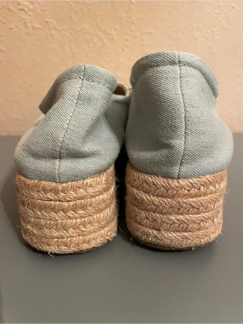 American Eagle Outfitters Denim  Espadrille Platform Slip-On